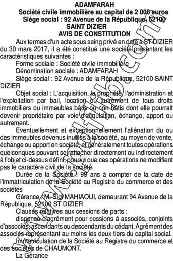 Contenu publication