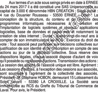 Contenu publication