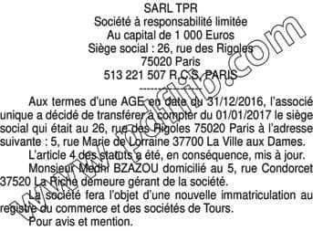 Contenu publication