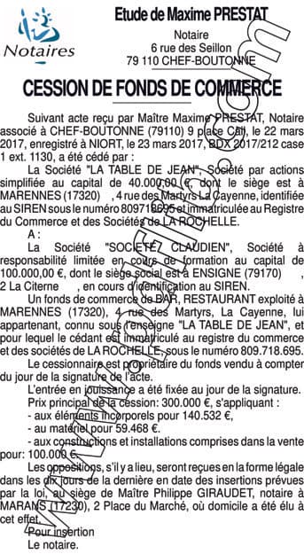 Contenu publication