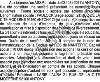 Contenu publication
