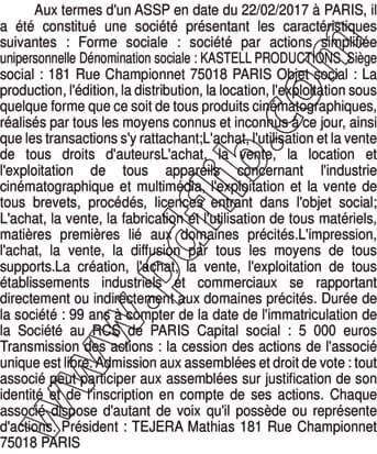 Contenu publication