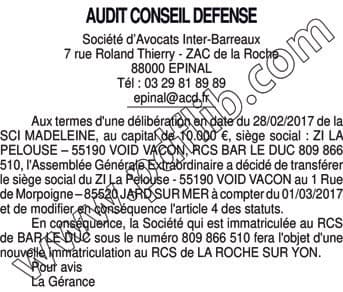Contenu publication