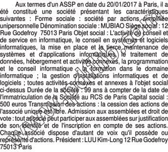 Contenu publication