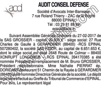 Contenu publication