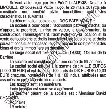 Contenu publication