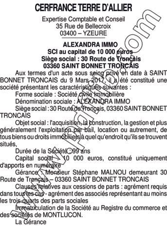 Contenu publication