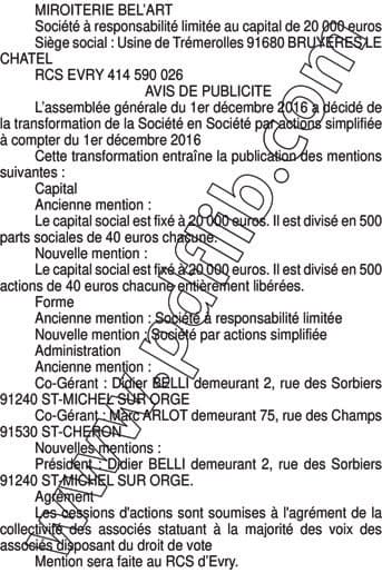 Contenu publication