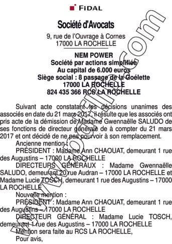 Contenu publication