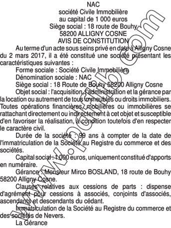 Contenu publication