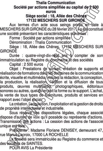 Contenu publication
