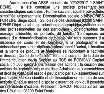 Contenu publication