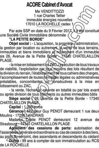 Contenu publication