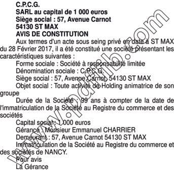 Contenu publication