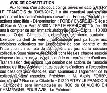 Contenu publication