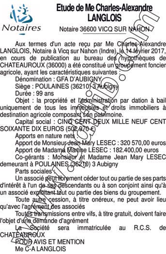 Contenu publication