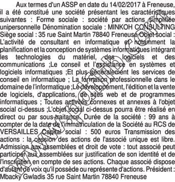Contenu publication