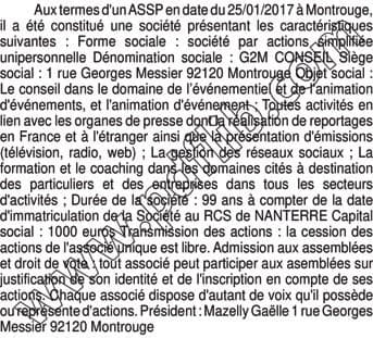 Contenu publication