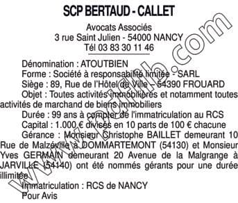 Contenu publication