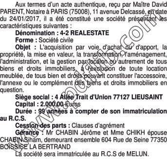 Contenu publication