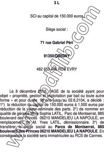 Contenu publication