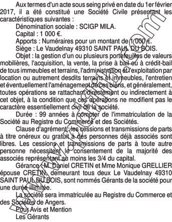Contenu publication