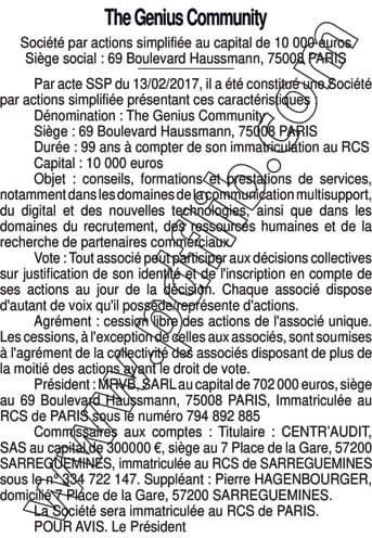 Contenu publication