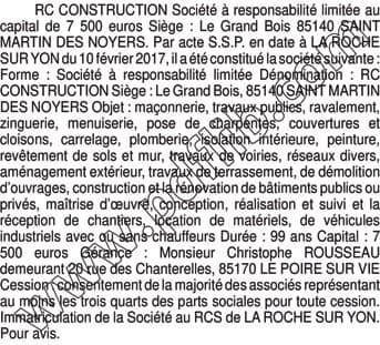 Contenu publication