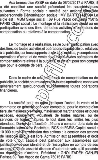 Contenu publication