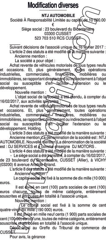 Contenu publication