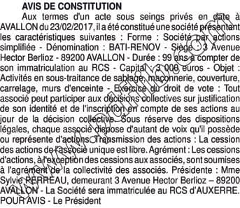 Contenu publication