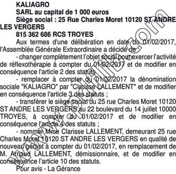 Contenu publication