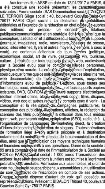 Contenu publication