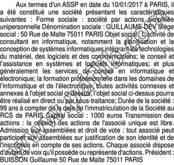 Contenu publication