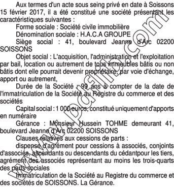 Contenu publication
