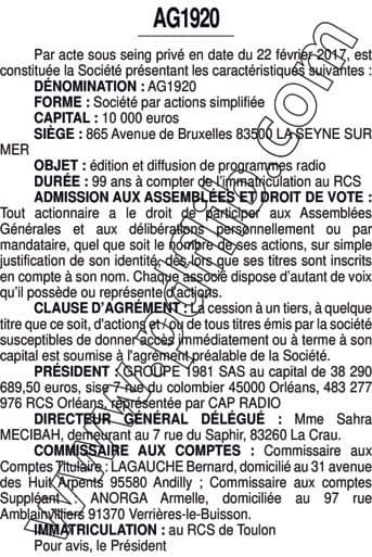 Contenu publication