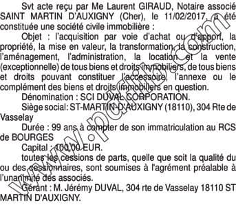 Contenu publication
