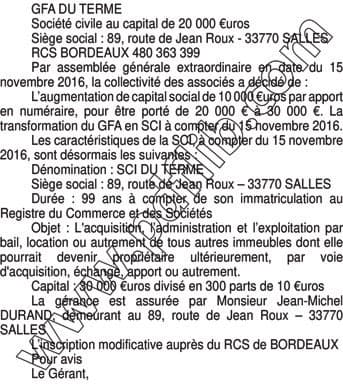 Contenu publication