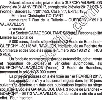 Contenu publication