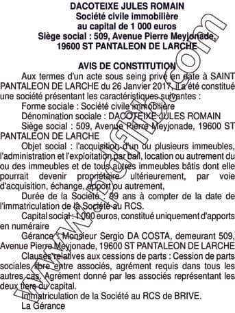 Contenu publication