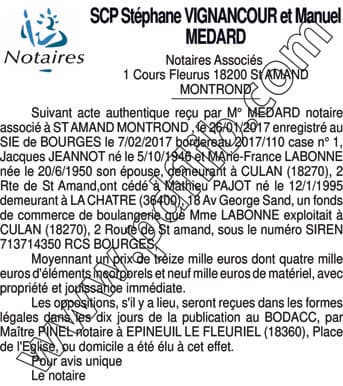 Contenu publication