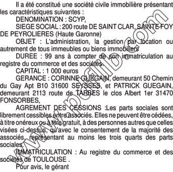 Contenu publication