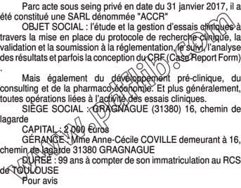 Contenu publication