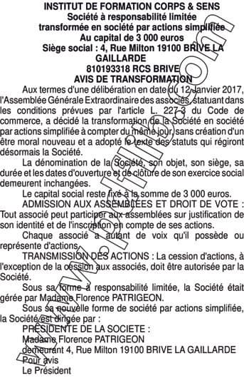 Contenu publication
