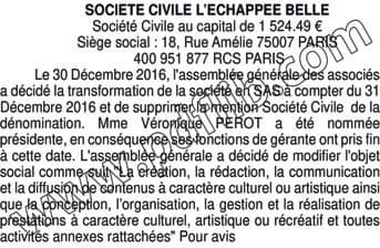 Contenu publication