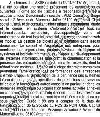 Contenu publication