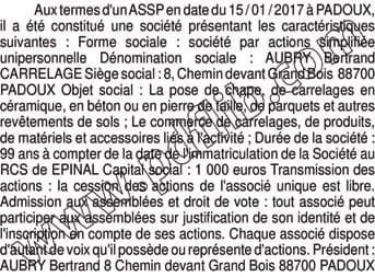 Contenu publication