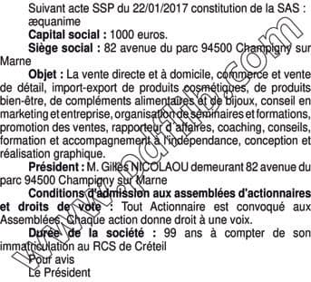 Contenu publication
