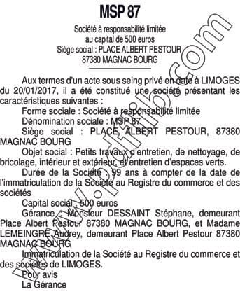 Contenu publication