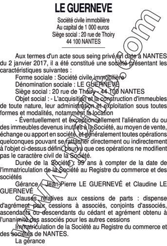 Contenu publication